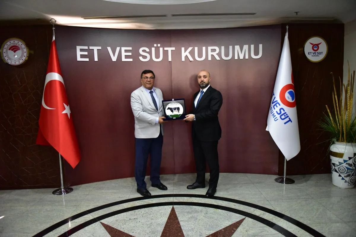 Merkez Birliğinden Et ve Süt Kurumu Genel Müdürü Mücahid Taylan’a Ziyaret