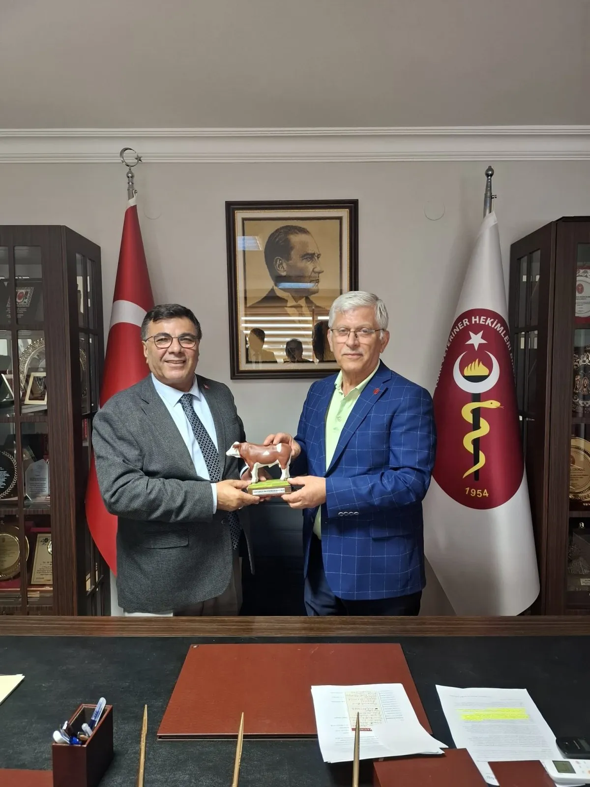 Merkez Birliği’nden Türk Veteriner Hekimleri Birliği’ne Ziyaret